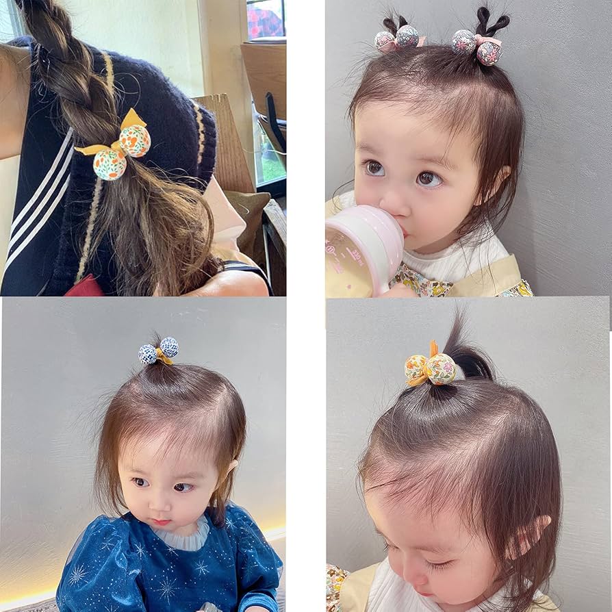 【オーダー受付】リネン ヘアアクセサリー ヘアゴム キッズ 子供 オーダー受付】リネン ヘアアクセサリー ヘアゴム キッズ 子供